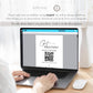 Got Photos? Wedding Reception QR Code Sign . Share the Love Photos Printable Template . Greenery and Gold . Instant Download Templett G2-T