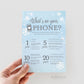 What's on Your Phone Baby Shower Game . Baby It's Cold Outside Boy . Winter Snowflakes Blue and Silver . Printable Instant Download