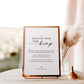 A Message From the Bump . Personalized Baby Shower Bump Sign . Greenery + Gold . PRINTABLE Editable Template Instant Download Templett SM-T