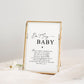 Don't Say Baby Game Table Sign . Boy Girl Neutral Baby Shower . Minimalist . PRINTABLE Editable Template Instant Download Templett SM-T