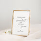 Let Love Grow Please Take a Succulent Sign . Wedding Engagement Party Bridal Shower Simple Modern . Template Instant Download Templett SM-T