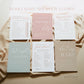 Gender Reveal Games + Signs Bundle, Printable Blush Pink Girl Minimalist Baby Shower, Editable Template, Instant Download Templett