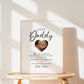 Dear Daddy Printable Gift for Dad . Christmas Valentine's Day Father's Day Birthday Gift for Him . PRINTABLE Editable Template . Templett