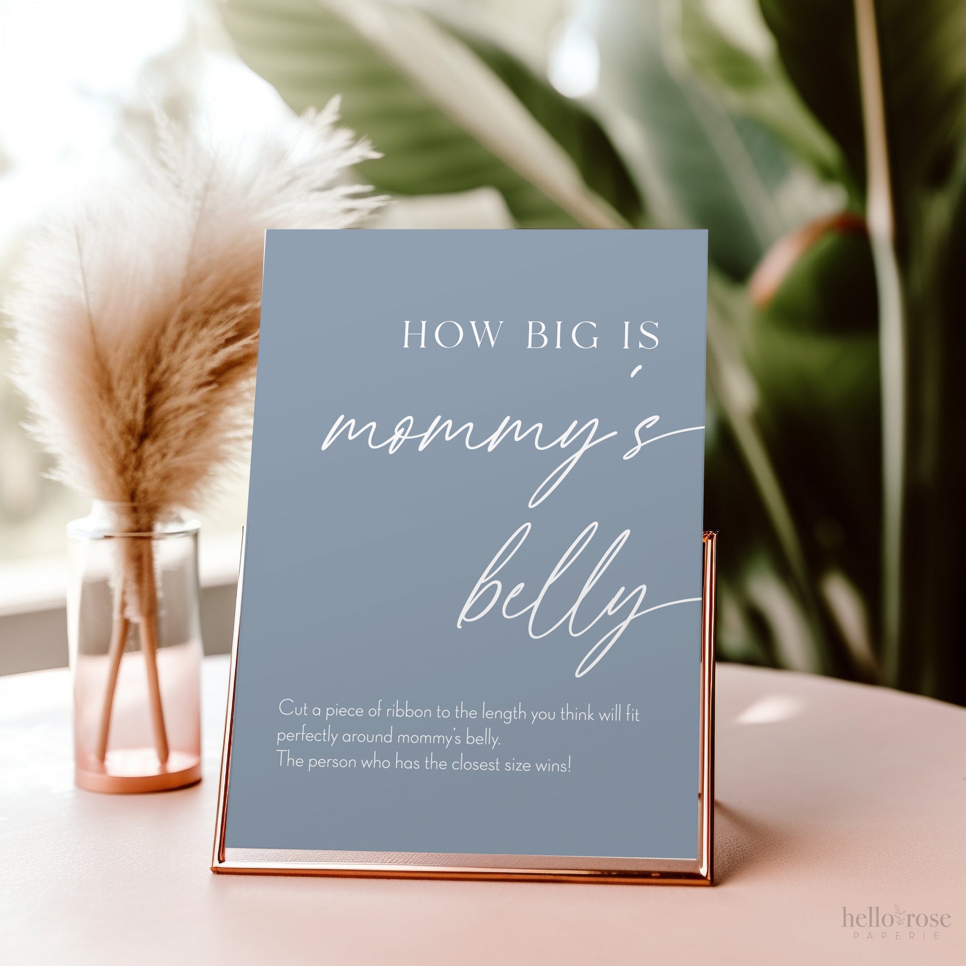 Boho Baby Shower Games + Signs Bundle . Printable Blush Pink Girl Minimalist Baby Shower . Editable Template . Instant Download Templett