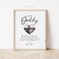 Father's Day Gift for Dad . Dear Daddy from Baby Kids Son Daughter Wife . PRINTABLE Personalized Photo Gift Minimalist . DIGITAL DOWNLOAD