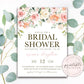 Days Until She Says I Do Personalized Countdown Sign . Bridal Shower Bachelorette Hens Party . Floral Watercolor . Printable Download G2