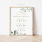 Our Love Story Personalized Sign, Anniversary Gift, The First Day The Yes Day The Best Day Sign, Greenery Eucalyptus, PRINTABLE Download G2