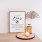 A Message From the Bump with Photo PRINTABLE Personalized . Message From Mommy and Daddy . Minimalist Boho Baby Shower . DIGITAL DOWNLOAD