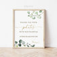 Personalized Hashtag Printable Sign . Please Tag Your Photos . Wedding Bridal Shower Bachelorette . Greenery + Gold . PRINTABLE Download G2