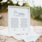 Personalized Our Wedding Vows Printable Sign with Photo . Wedding Anniversary Gift for Him or Her . Wall Art . Keepsake . Digital Download