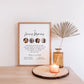 In Loving Memory Personalized PRINTABLE Sign with Photos. Minimalist Memorial Wedding Photo Table Sign . In Memory . Digital Download Poster
