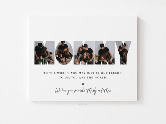 Mothers Day Photo Gift for Mom, Mommy . Personalized Printable Gift from Kids . Gift from Children Husband . DIGITAL DOWNLOAD