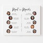 Meet the Maids PRINTABLE Sign . Personalized Bridal Party . Bridesmaids Maid and Matron of Honor Flower Girl . Minimalist . Digital Download