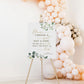 Choose a Seat Not a Side PRINTABLE Sign . Personalized Wedding Boho Poster . We're All Family . Greenery and Gold . Digital Download G2