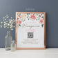 Honeymoon Fund QR Code Wedding Sign . PRINTABLE Venmo Zelle Wedding Honeymoon Cash Gift Sign . Pink Floral . Personalized Digital Download