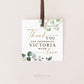 PRINTABLE Thank You for Showering with Love Bridal Shower Tags Stickers Labels . Personalized Party Favor Tags . Digital Download PDF
