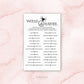 Would She Rather Bridal Shower Game . Who Knows the Bride Best . Printable Game . Black White Rustic Modern . Instant Digital Download