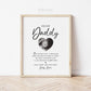 Valentine's Day Gift for Dad . Dear Daddy Sonogram Ultrasound . Pregnancy Announcement for Dad to Be . For Him . PRINTABLE DIGITAL DOWNLOAD