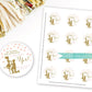 He Popped the Question Circle Tags 2" . She Said Yes . Pink and Gold Bridal Shower Engagement Stickers Favor Tags Cupcake Topper . Printable