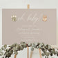 Welcome Sign Oh Baby Gender Reveal, He or She What Will Baby Be, Minimalist Boho Baby Gender Reveal, Gender Neutral, TEMPLETT Download GR2-T