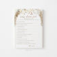 Baby Shower Feud Printable Baby Shower Game . White Cream Beige Pampas Grass . Boho Floral Baby Shower Girl Boy Neutral . Instant Download