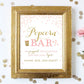 Popcorn Bar Sign . Printable Instant Download Popcorn Bar . Pink and Gold Sign . Bridal Shower Wedding Sign . He Popped the Question 8x10
