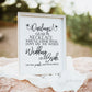 Don't Say Wedding or Bride Pearl Necklace Game Sign . Bridal Shower Bachelorette Hens Party . Kraft + White . 8x10 Printable Download