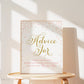 Advice Jar for Mr and Mrs Printable Sign . Bridal Wedding Shower Hens Party . Advice for the Bride . Pink and Gold . Instant Download