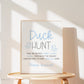 Duck Hunt Baby Shower Game Sign . Find the Rubber Ducky . Boy Girl . Kraft + Black & White . Printable 8x10 Instant Digital Download . K4