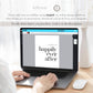 Wedding Welcome to Our Happily Ever After Sign . Minimalist Wedding Welcome Template . PRINTABLE Editable Poster . Instant Download Templett