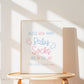 Guess How Many Baby Socks Are in the Jar Gender Reveal Game Sign, Baby Shower Girl Boy Twins, Pink and Blue, Printable Instant Download K4