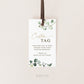 Greenery Wedding Favor Tags Editable Template . Bridal Shower Baby Shower Thank You Tags Personalized . PRINTABLE Templett Download G2-T