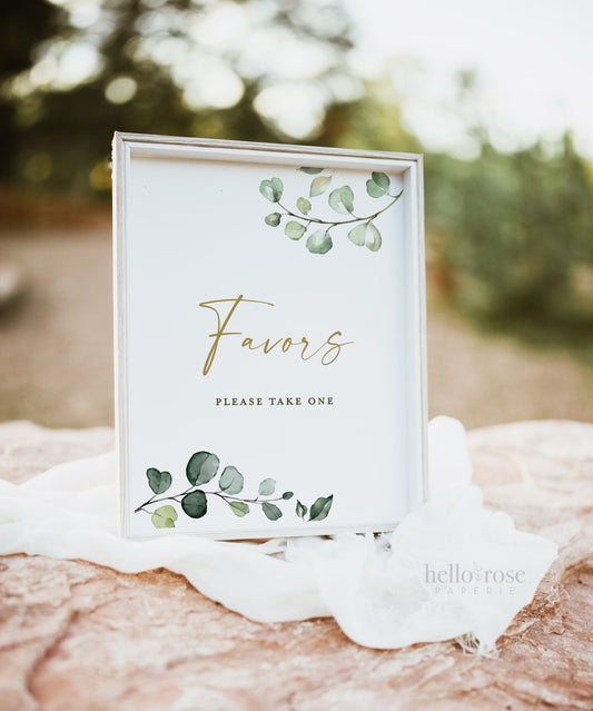 Favors Please Take One Printable Sign . Wedding Engagement Bridal Shower Bachelorette Hens Party Baby Shower . 8x10 Download Greenery G2