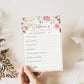 Advice and Well Wishes for the Soon to Be Mr and Mrs . Bridal Shower Printable Wedding Cards . Pink Roses Eucalyptus . Instant Download