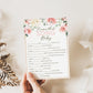 Name That Song Baby Shower Printable Game . Floral Blush Pink Roses Greenery Eucalyptus . Girl Baby Shower . Instant Digital Download