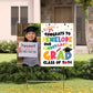 PRINTABLE Graduation Parade Yard Sign with photo . PreK, Kindergarten, 1st, 2nd, 3rd, 4th, 5th Grade . PRINTABLE Digital Download