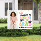 PRINTABLE Graduation Parade Yard Sign with photo . Spring Colors . PreK, Kindergarten, 1st, 2nd, 3rd, 4th, 5th Grade . Digital Download