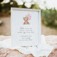 Pick a Page and Leave a Note Memory Baby Shower Guestbook Sign, Bear with Pink Balloons, Girl Baby Shower, Baby Sprinkle, Template Download
