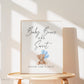 Babies Are Sweet Please Take a Treat Baby Shower Favors Sign, Bear with Blue Balloons, Boy Baby Shower, Baby Sprinkle, Template Download