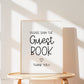 Guest Book Baby Shower Table Sign . Boy Girl Neutral . Kraft + Black and White Minimalist . Printable 8x10 Instant Digital Download . K4