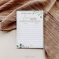 Name That Love Song Bridal Shower Game . Love Tunes . Greenery and Gold . Hens Bachelorette Party . Printable Instant Download G2