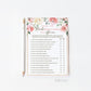 Does the Bride Really Know the Groom . Printable Bridal Shower Game . Bachelorette Hens Party . Blush Pink Roses Greenery . Instant Download