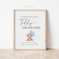 Guess How Many Teddy Grahams Baby Shower Game, Teddy Bear Boy with Blue Balloons, Baby Sprinkle, We Can Bearly Wait, Template Download