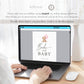 Books for Baby Printable Sign and Cards, Teddy Bear with Pink Balloons, Girl Baby Shower, Couples Shower, Can Bearly Wait, Template Download