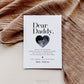 Valentines Day Dear Daddy Gift for First Time Dad, Sonogram Ultrasound Gift from Kids, Fathers Day Pregnancy Announcement . PRINTABLE