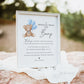 Bear Bundle of 20+ Baby Shower Signs . Teddy with Blue Balloons, Boy Baby Shower, We Can Bearly Wait, Editable Template Download Templett