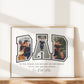 Dad Photo Gift for Daddy . Birthday Fathers Day Gift from Wife and Kids . PRINTABLE Personalized Custom Gift for Dad . DIGITAL DOWNLOAD