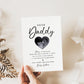Dear Daddy Gift for First Time Dad, Sonogram Ultrasound Gift from Kids, Fathers Day Pregnancy Announcement . Minimalist PRINTABLE DOWNLOAD
