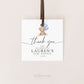 Bear Baby Shower Thank You Favor Tags Template . Boy Blue Balloons Tags Stickers Labels . Personalized Editable PRINTABLE Templett Download