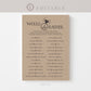 Would She Rather PRINTABLE Bridal Shower Game . Couples Shower Rehearsal Party . Kraft + Minimalist . Editable Template Download Templett